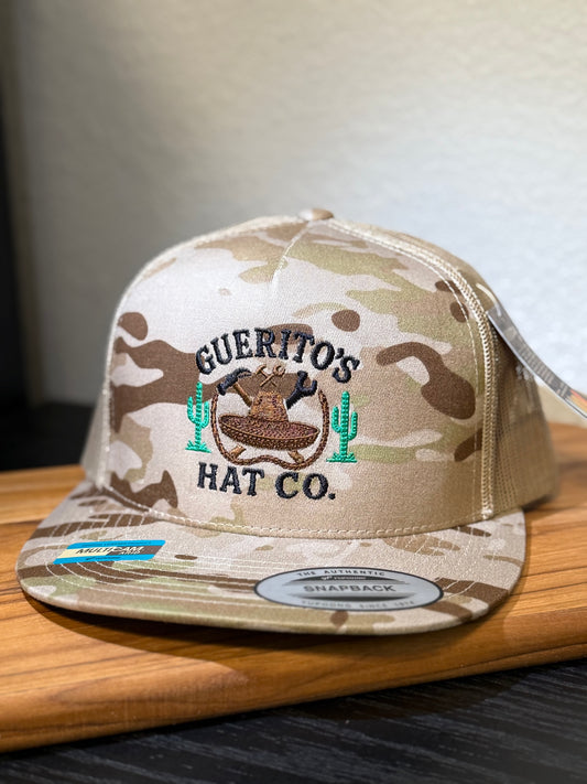 Multi Camo Flat Bill